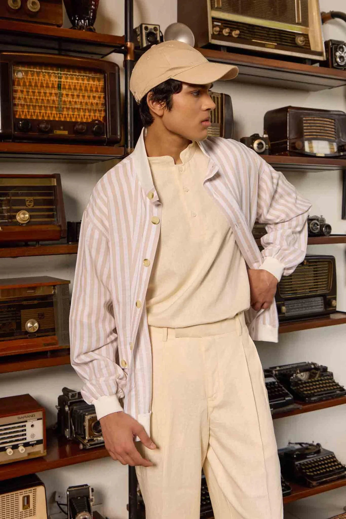 Linen Club House Bomber